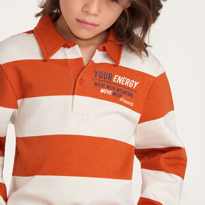 Poloshirt met strepen voor jongens 