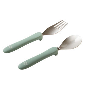 Set van lepel en vork Miamix - groen 