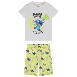 Set pyjama kort Stitch Disney voor jongen 