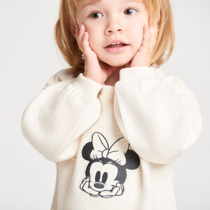 Sweater jurk voor meisjes met borduurwerk van Minnie Disney 