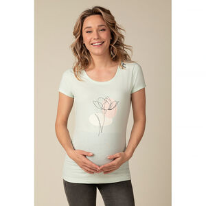 T-shirt de grossesse manches courtes printé  