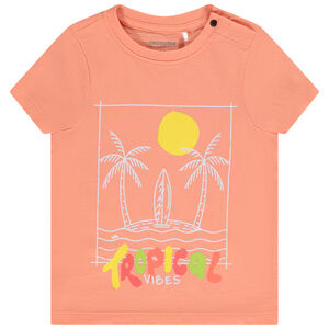 T-shirt met korte mouwen met fantasieprint voor baby jongen 