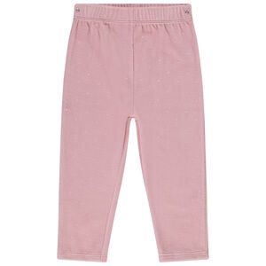 Pyjama 2-delig in fluweel voor baby meisje 