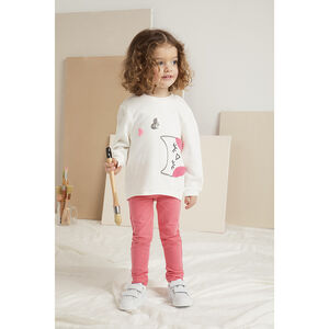 Effen legging voor babymeisjes 