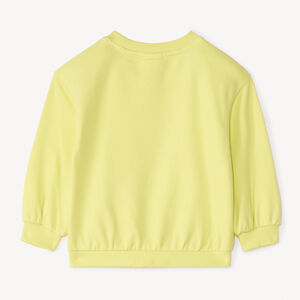 Sweatshirt van geborsteld katoen met reliëfprint van Mickey Disney voor jongensbaby's 