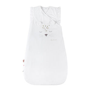 Gigoteuse sans manches en veloudoux Kendi 100 cm - Ecru 