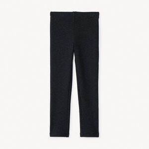 Ribgebreide en fleece gevoerde legging voor meisjes 