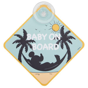 Signalisation bébé à bord Mickey "Baby on board" 