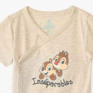 Set van 3 korte mouw bodies Tic & Tac Disney voor babyjongens (verschillende afwerkingen afhankelijk van de leeftijd) 