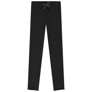 Legging met ribbelstructuur en strik voor meisjes 