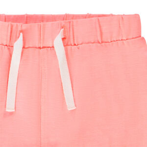 Short en molleton uni pour bébé fille 