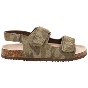 Sandales velcro imprimé camouflage pour garçon 