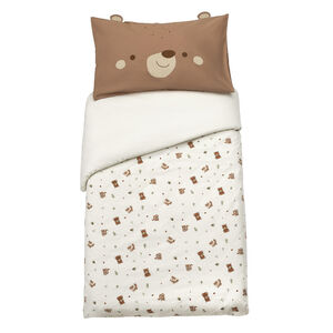 Housse de couette avec taie d'oreiller 60 x 120 cm Roi des Forêts 