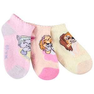 Lot de 3 paires de chaussettes courtes Pat'Patrouille fille 