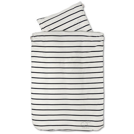 Housse De Couette Taie Jersey Marin 100 X 140 Cm Orchestra Be