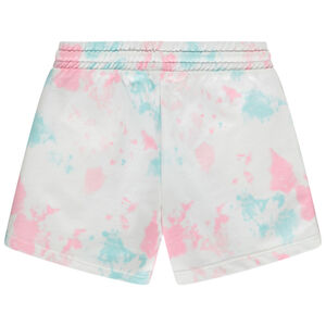 Fleece short met tie-dye effect meisjes 