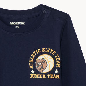T-shirt manches longues bébé garçon print basketball 