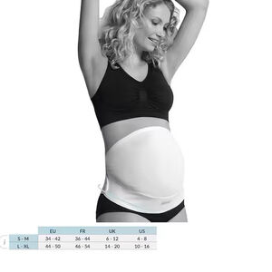 L/XL - Ceinture de grossesse ajustable - Noir  