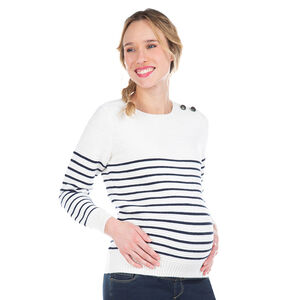 Marinière de grossesse en tricot 