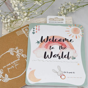 Cadeaukaart Welcome to the world 