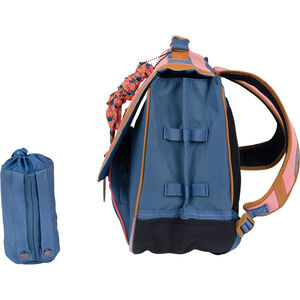 Cartable Jane avec poche pour gourde - bleu 