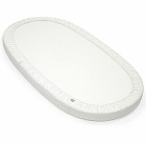 Hoeslaken Sleepi Mini V3 Fans Grey met elastiek en Oeko-Tex certificaat 