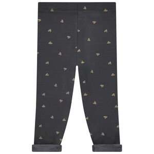 Caleçon doublé en sherpa avec imprimé cœurs pour bébé fille 