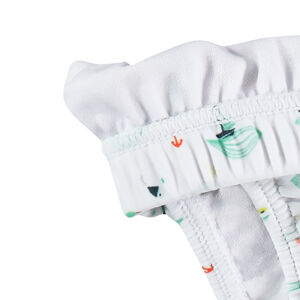 Zwembroekje voor luiers met print "all-over" 