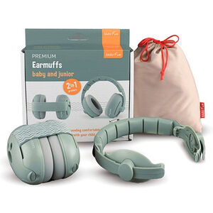 Casque anti-bruit évolutif 0-4ans Vert Sauge 