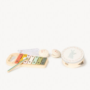 Set muzikale houten "Hallo Les Petits 
