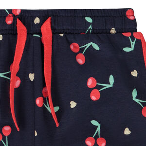 Short in jersey met fantasieprint voor baby meisjes 