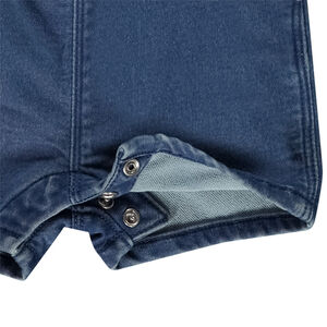 Korte jeanssalopette voor meisjes 