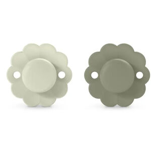 Sucette Wonder silicone Aqua/Green 6/18M 2pcs 