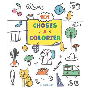 Livre de coloriage - 101 choses à colorier - à partir de 3ans 