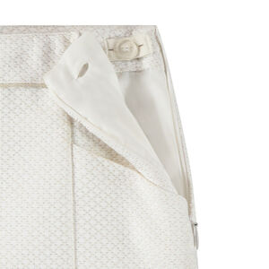 Short taille haute en jacquard et lurex fille 