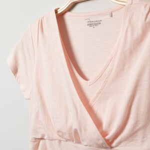T-shirt manches courtes de grossesse et d'allaitement 