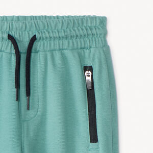 Joggingbroek in fleece met piquéstructuur en 3D-patroon voor jongens 