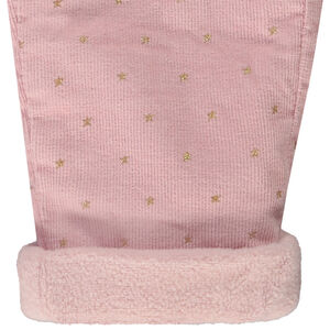Slimme fluwelen broek met sterrenprint voor babymeisjes 
