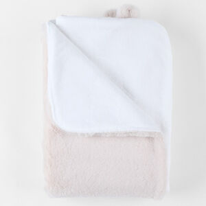 Couverture M&M24 Fausse Fourrure 75x100 Beige 