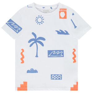 T-shirt manches courtes imprimé fantaisie pour garçon  