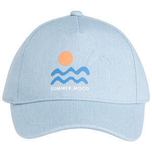 Casquette en denim print vagues garçon 
