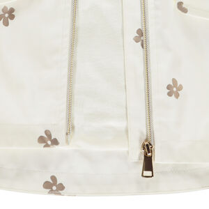 Parka met bloemenprint voor meisjes 