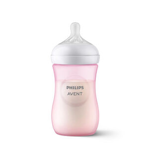 Biberon Natural Response 260 ml rose 