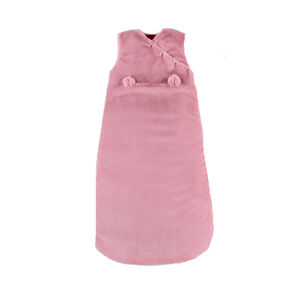 Gigoteuse sans manches en fausse fourrure 100 cm - Rose 