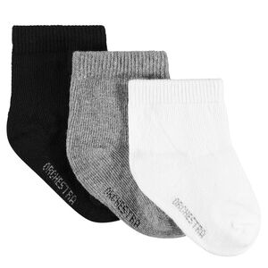 Lot de 3 paires de chaussettes unies 