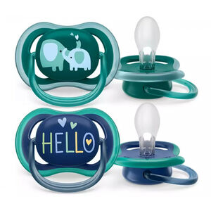 SILICON PACIFIER SOOTHER ULTRA AIR ,6-18 M 