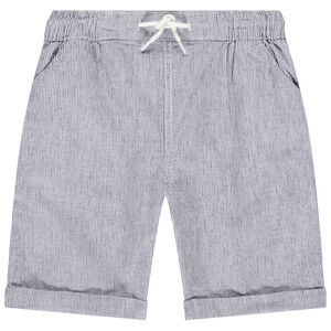 Bermuda en toile rayée pour garçon 
