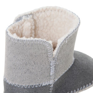 1/2 bottes bicolores doublées sherpa 