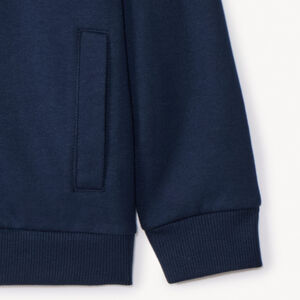 Gilet molleton uni avec capuche pour garçon 