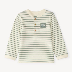 Polo bébé garçon manches longues à rayures 
